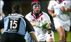 Ulster and Ireland A scrum-half Neil Doak