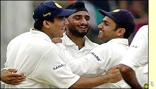 Zaheer, Harbhajan and Sehwag