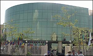 The new Caf building