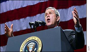 President George W Bush