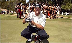 Retief Goosen won the title in 2002
