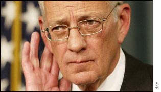 US treasury secretary Paul O'Neill