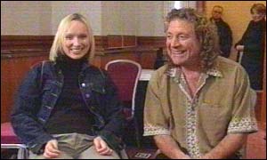 Lianne Crowe and Robert Plant