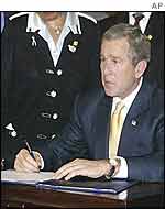 US President George Bush