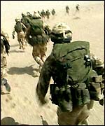 British Army training exercise in Oman