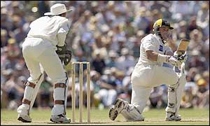 ACB XI's Kade Harvey scored 114 runs against England