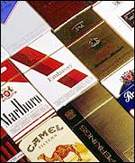 Cigarettes on sale