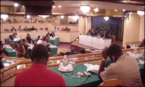 Conference at the Caf hq in Cairo