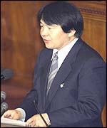 Economy Minister Heizo Takenaka