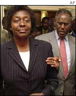 Charity Ngilu and George Saitoti