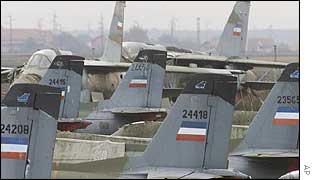 Mig fighters in Yugoslavia