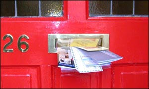 Mailbox with junk mail