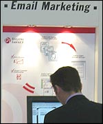 E-mail marketing stand at DM Show