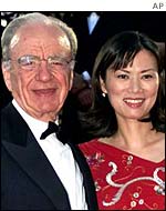 Rupert Murdoch and Wendy Deng