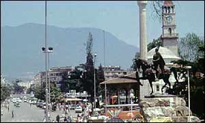 Tirana scene