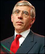 British Foreign Secretary Jack Straw