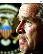 President George W Bush