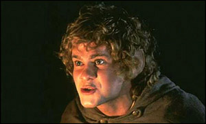 Dominic Monaghan as Merry, the Hobbit