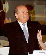 Fifa president Sepp Blatter