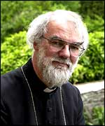 Rowan Williams portrait shot PA