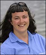 Anna Wardley, on board Hong Kong