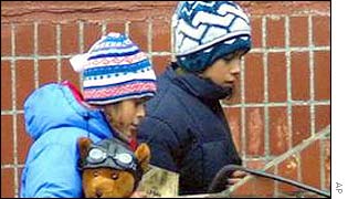 Two of the children released on Friday