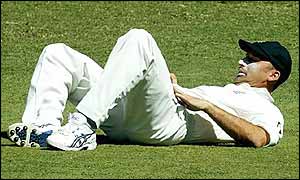 England captain Nasser Hussain reflects on another sloppy performance by his men on day two