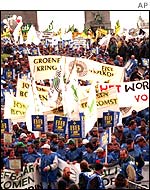 European farmers' demonstration