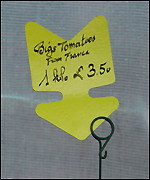 Some stallholders accepted euros