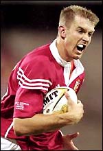 Dafydd James scored a memorable try in the first Test win over Australia