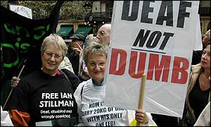 Campaigners for Stillman in London