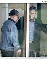 Presidents Jiang Zemin and George W Bush