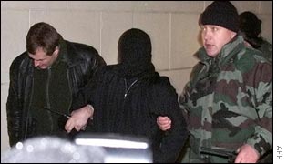 Russian special forces escort hostage-taker