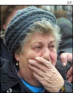 Distraught relative awaits information 