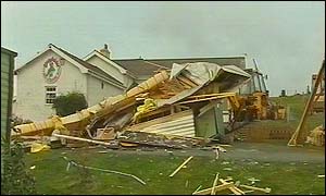 Caravan at Clarach Bay, near Aberystwyth