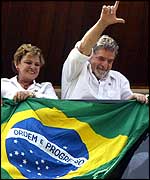 Brazilian presidential candidate Luiz Inacio Lula da Silva