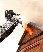 Firefighters tackle blaze in Belfast