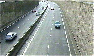 The Westlink throughpass in Belfast