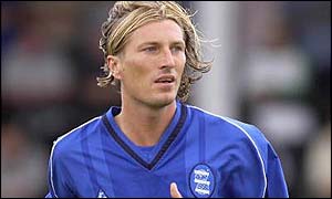Birmingham City's Welsh midfielder Robbie Savage