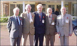 Men launching poppy appeal