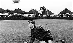 Joe Royle in action at Everton's Bellefield training ground