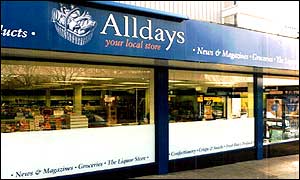Alldays store