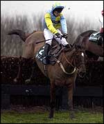 Adrian Maguire rides Truckers Tavern to victory at Towcester in January