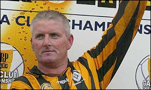 Crossmaglen captain Francie Bellew