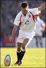 Charlie Hodgson in action for England