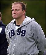 Team Bath manager Ged Roddy watches his charges against Horsham