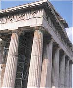 Ancient temple in Athens