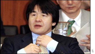 Financial Services and Economics Minister Heizo Takenaka