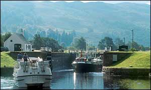 Cullochy Lock, Caledonian Canal, Scotland