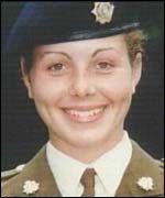Private Cheryl James was found with a bullet through her forehead